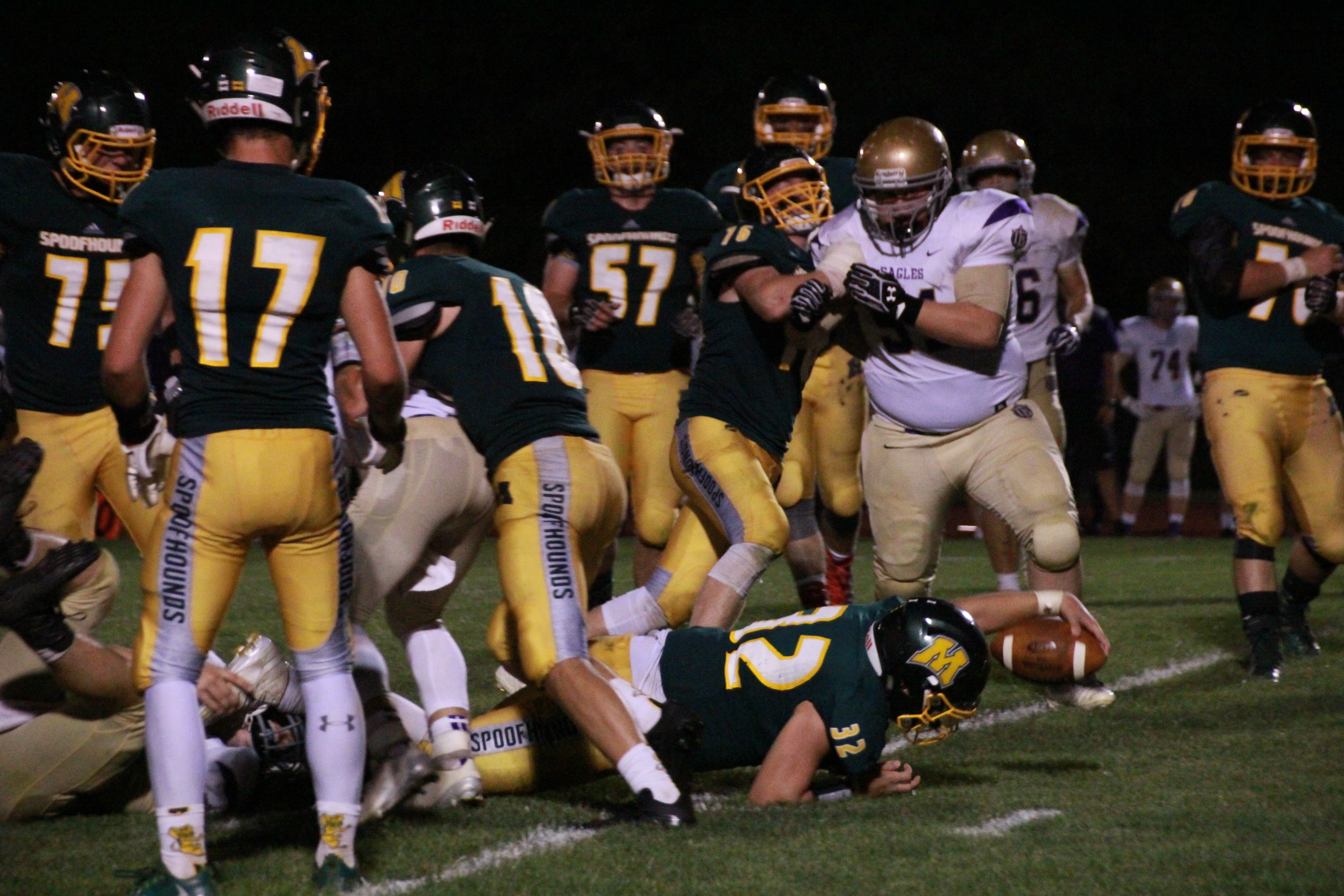 Maryville Football Triumphs 54 6 Over Bishop LeBlond Nodaway News