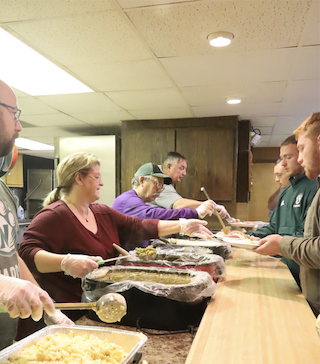 Elks serve annual Bearcat Thanksgiving dinner
