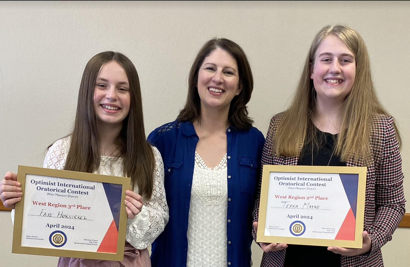 Maryville Middle School students place in Regional Optimist Oratorical ...